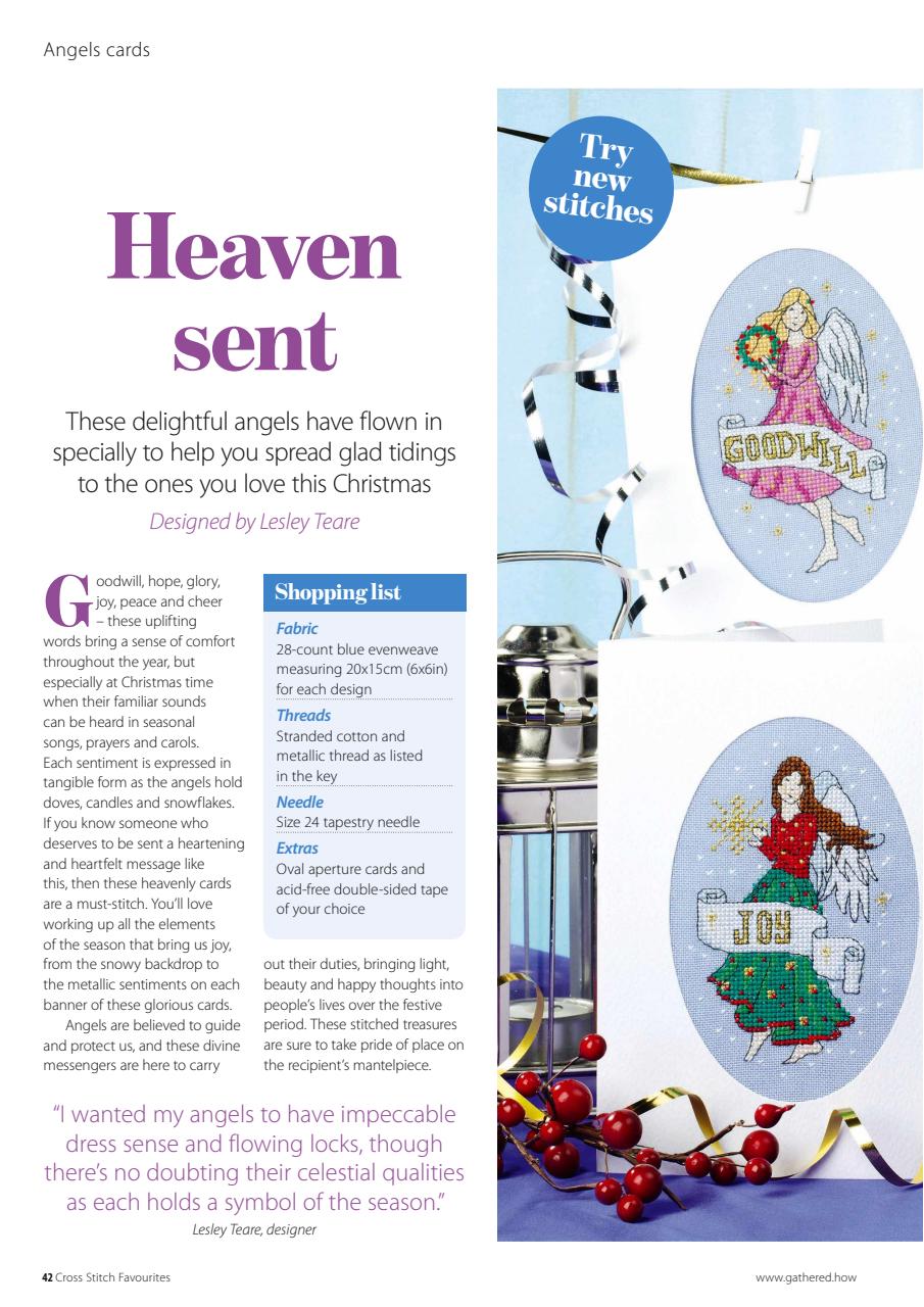 Cross Stitch Favourites Preview Pages