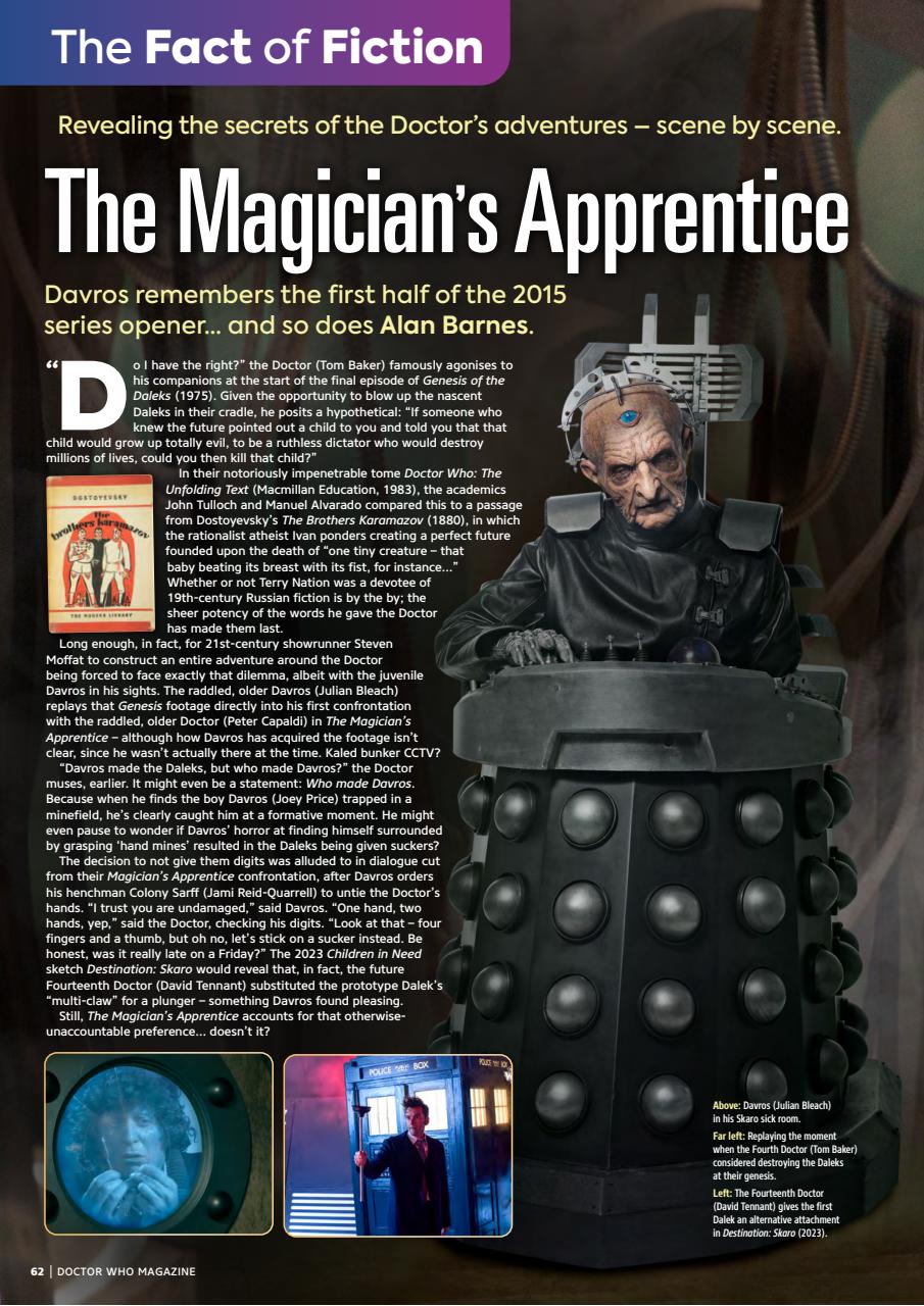 Doctor Who Magazine Preview Pages
