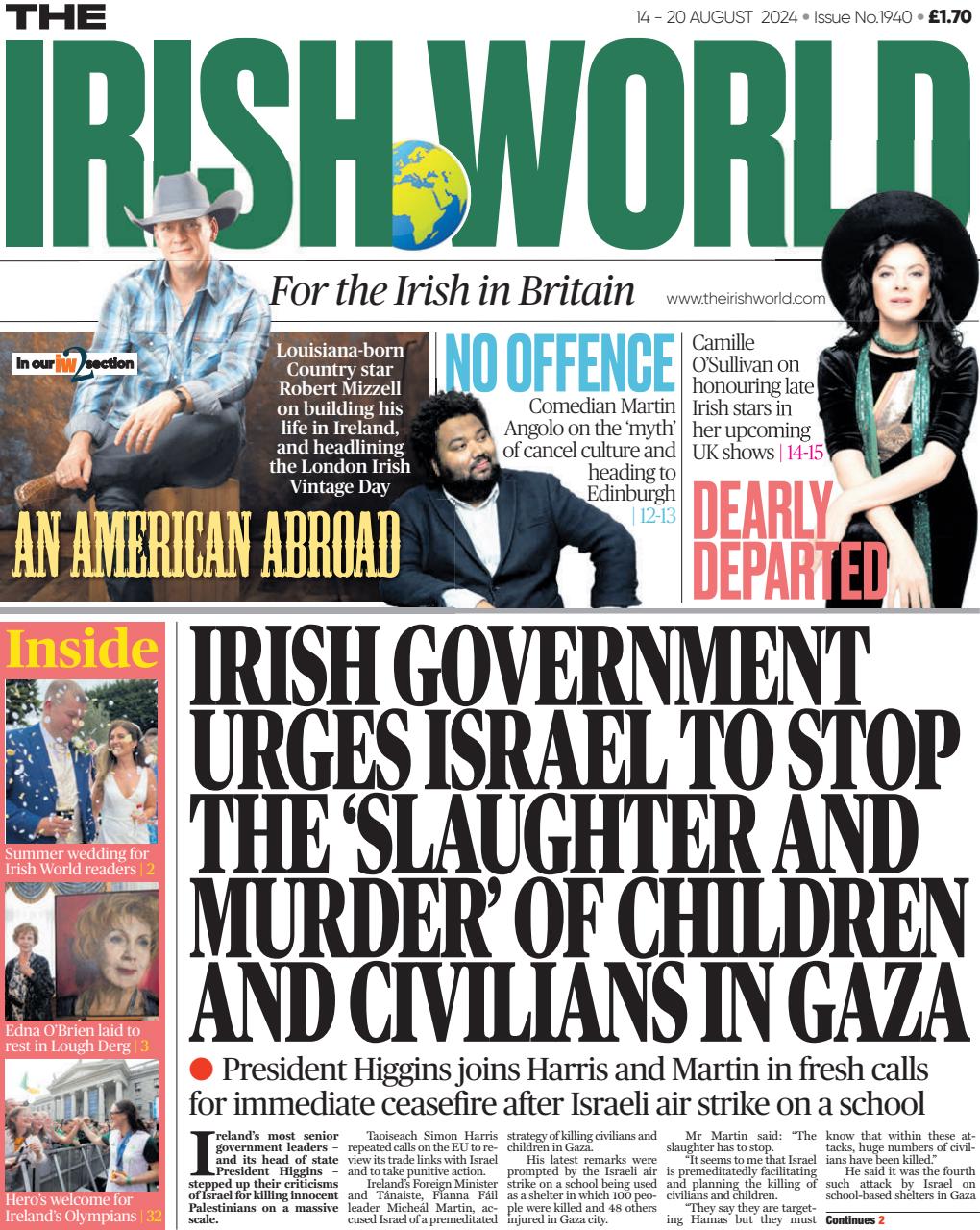 Irish World Preview Pages