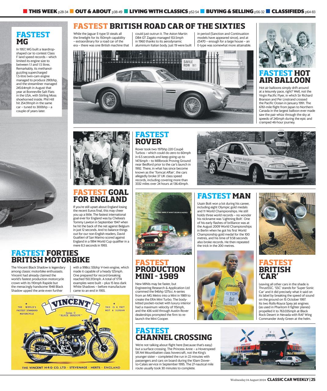 Classic Car Weekly Preview Pages