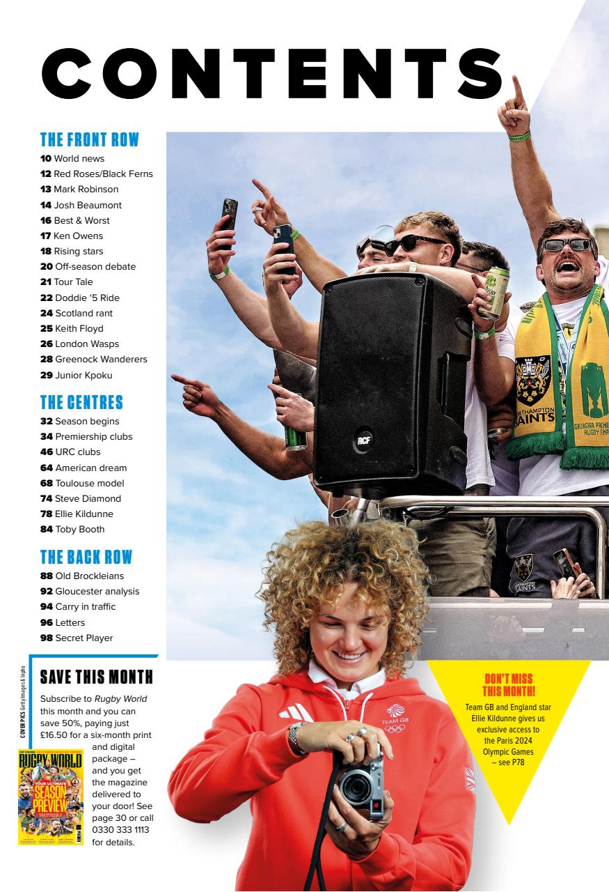 Rugby World Preview Pages