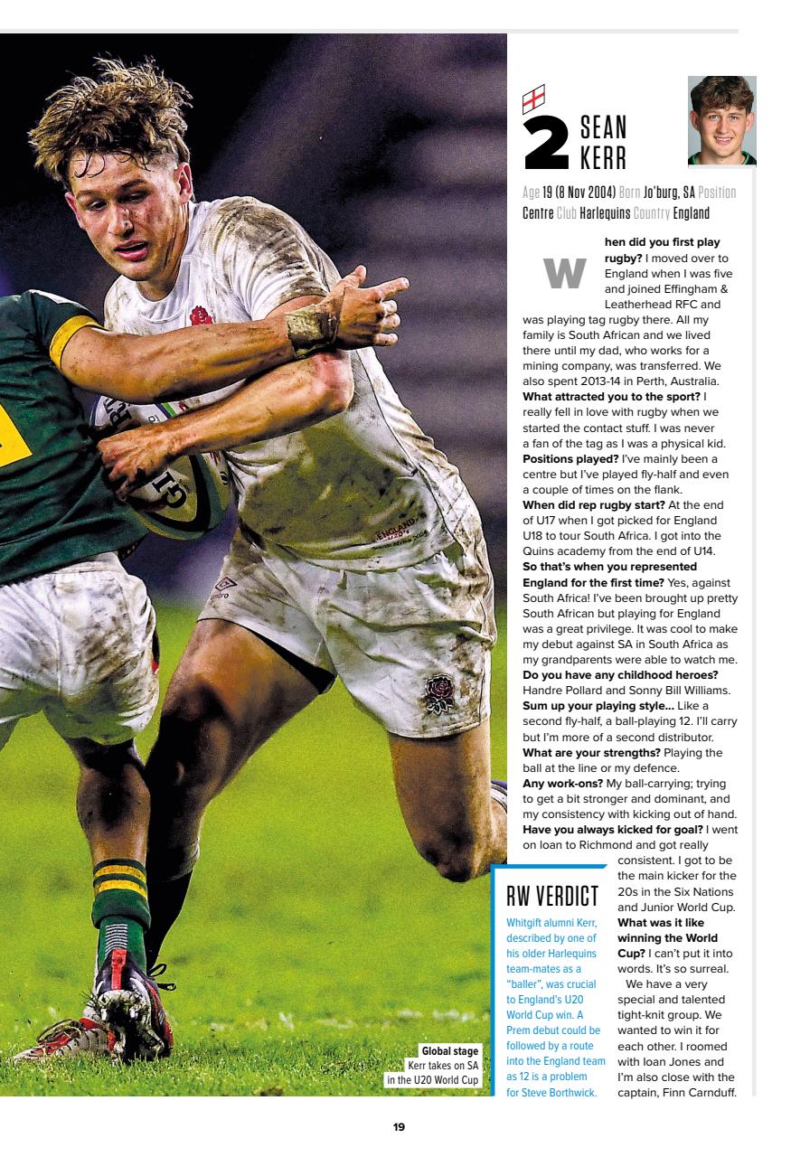 Rugby World Preview Pages