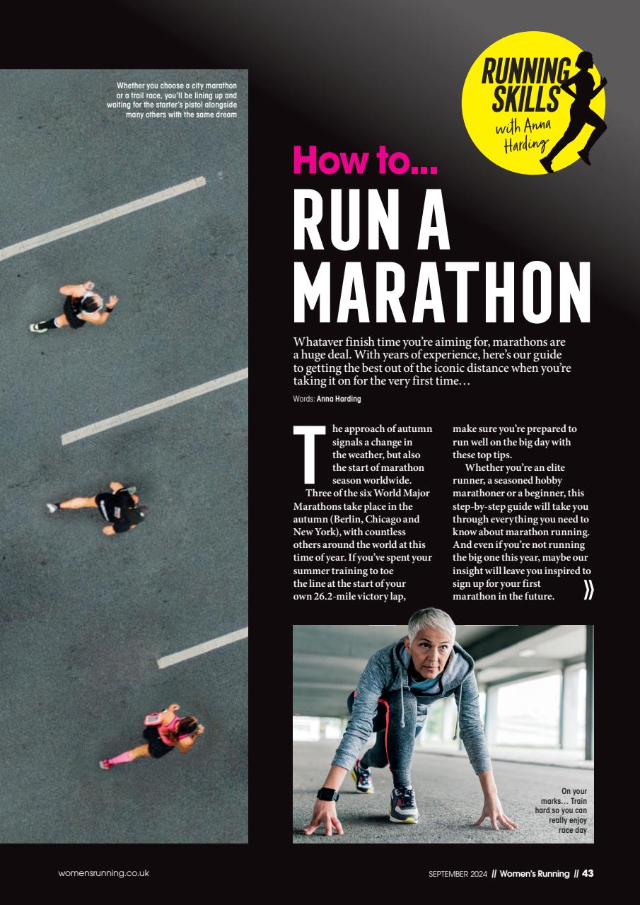 Women’s Running Preview Pages