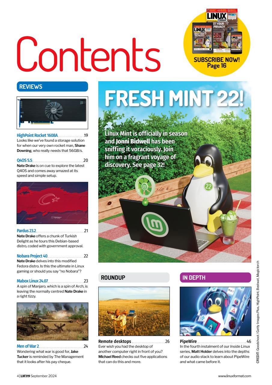 Linux Format Preview Pages