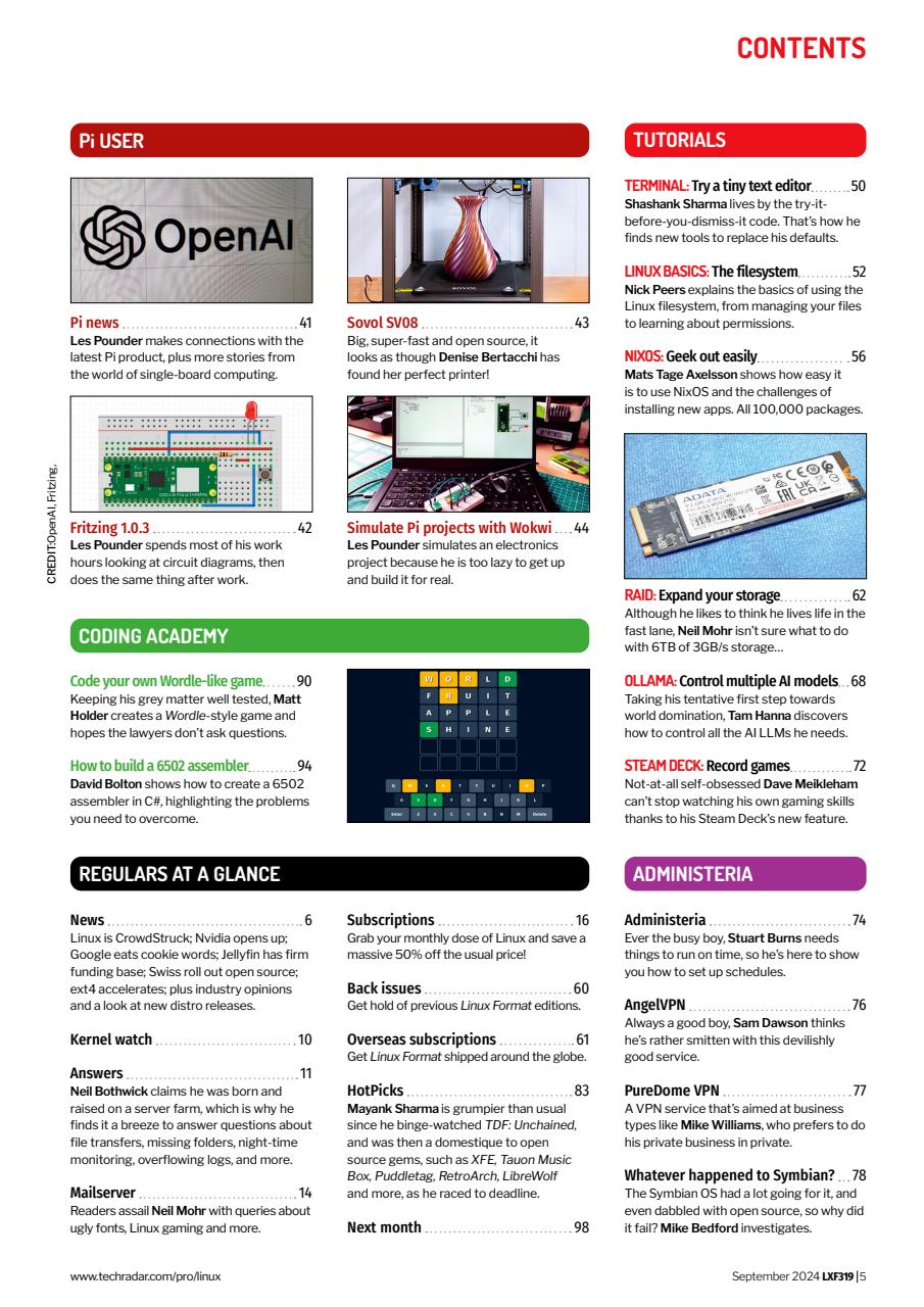 Linux Format Preview Pages