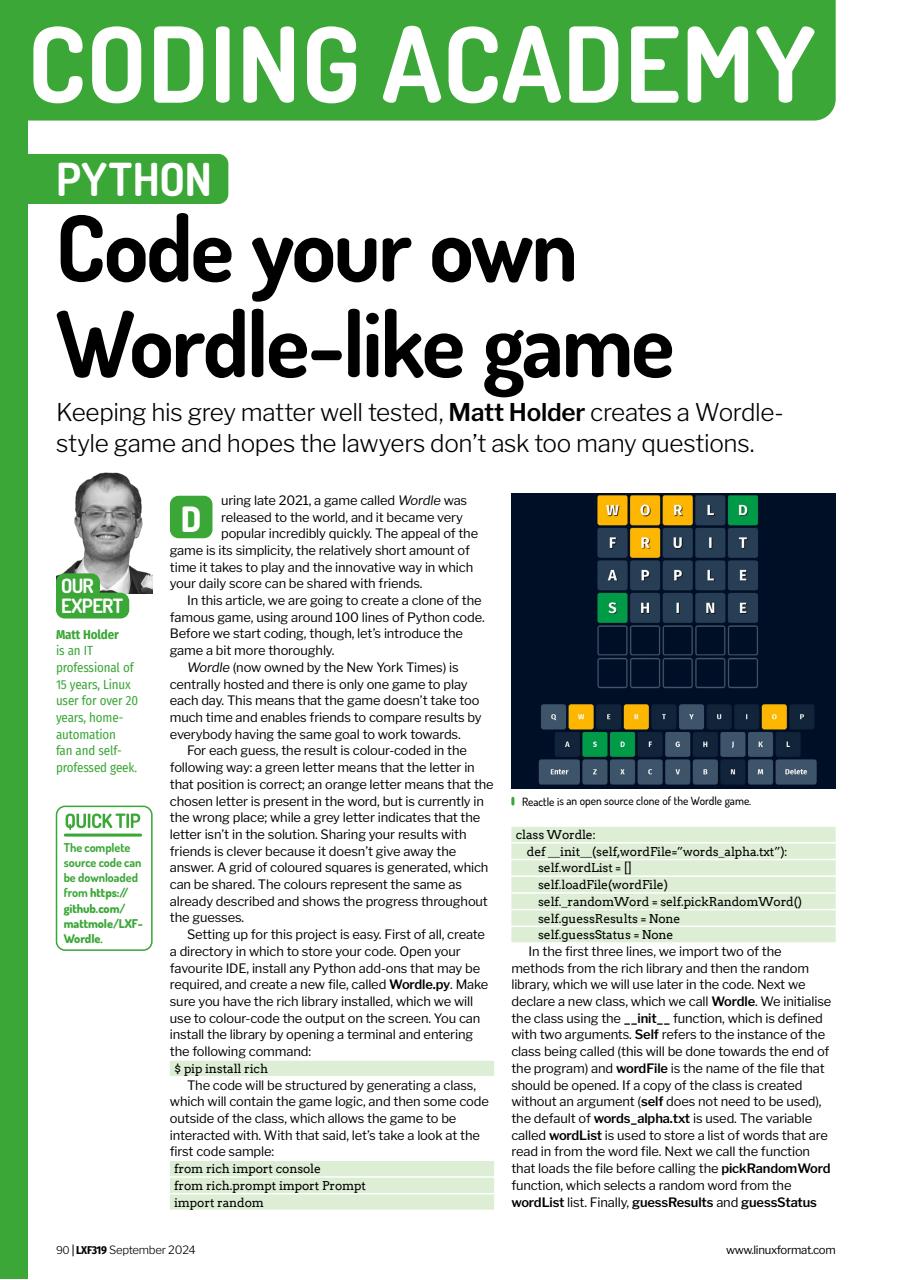 Linux Format Preview Pages