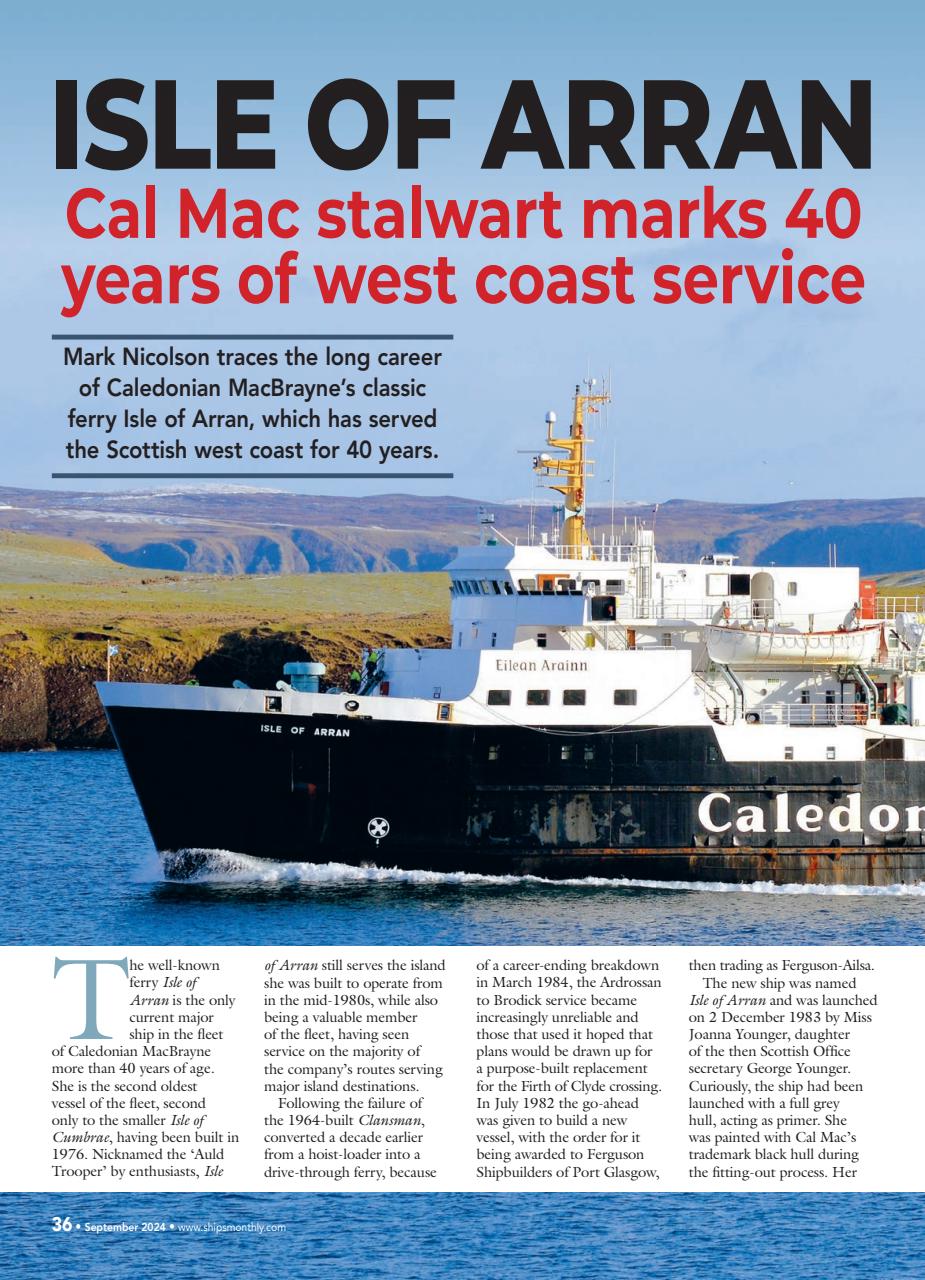 Ships Monthly Preview Pages