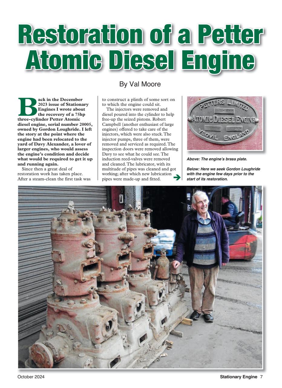 Stationary Engine Preview Pages