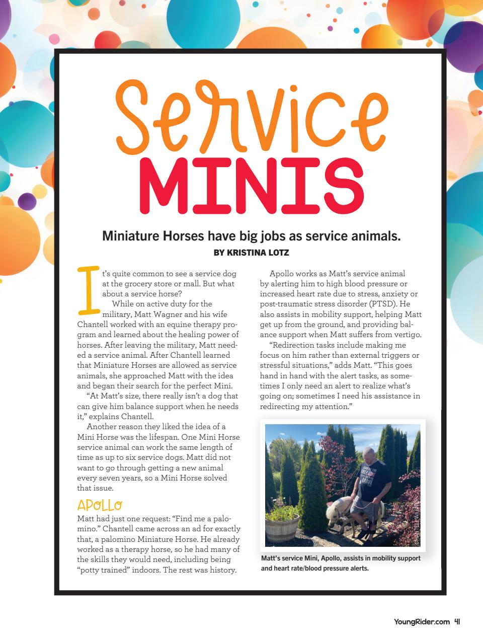 Young Rider Magazine Preview Pages