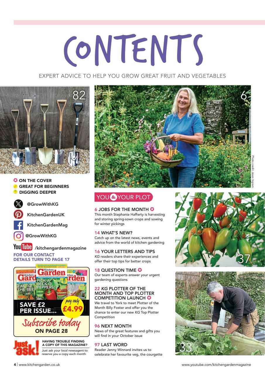 Kitchen Garden Magazine Preview Pages