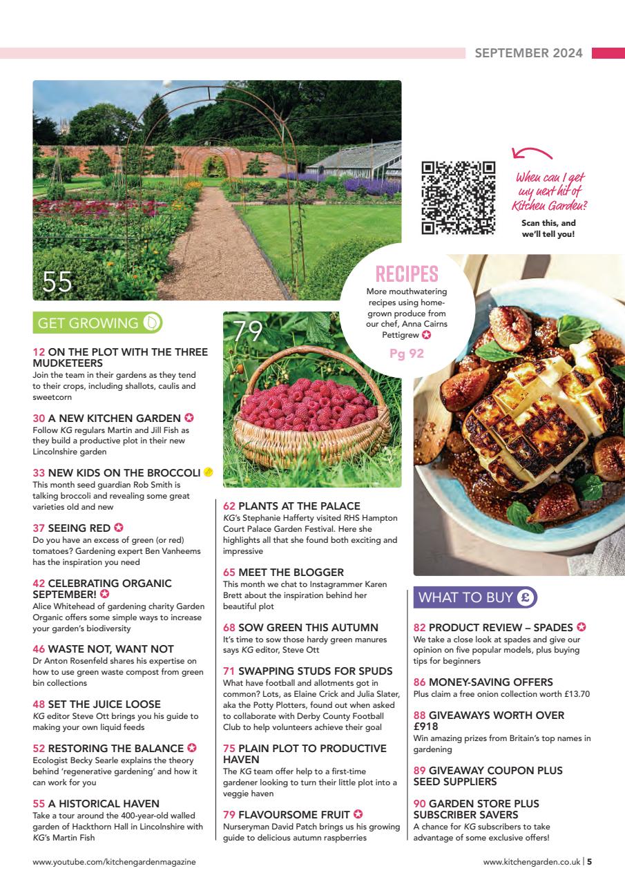 Kitchen Garden Magazine Preview Pages