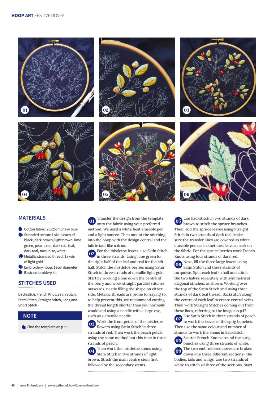 Love Embroidery Preview Pages