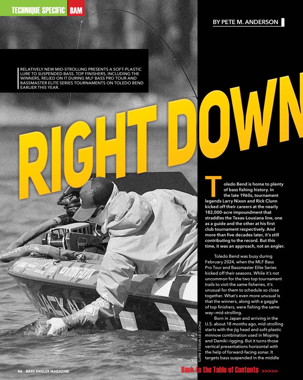 BASS ANGLER MAGAZINE Preview Pages