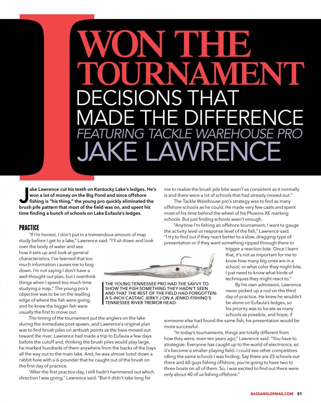BASS ANGLER MAGAZINE Preview Pages