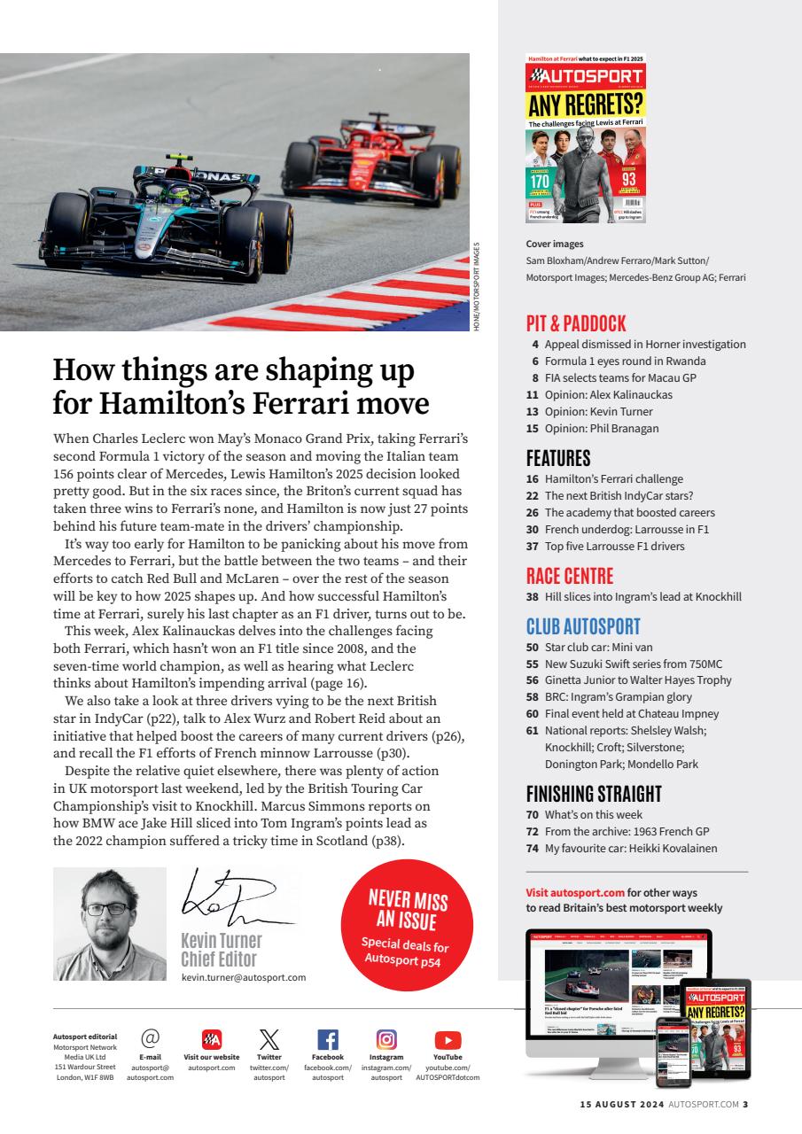 Autosport Preview Pages