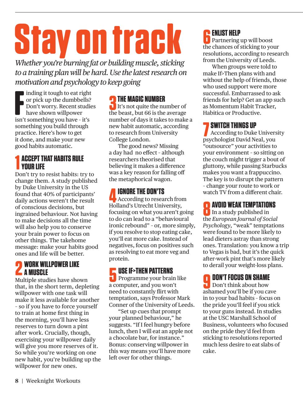 Men’s Fitness Guides Preview Pages