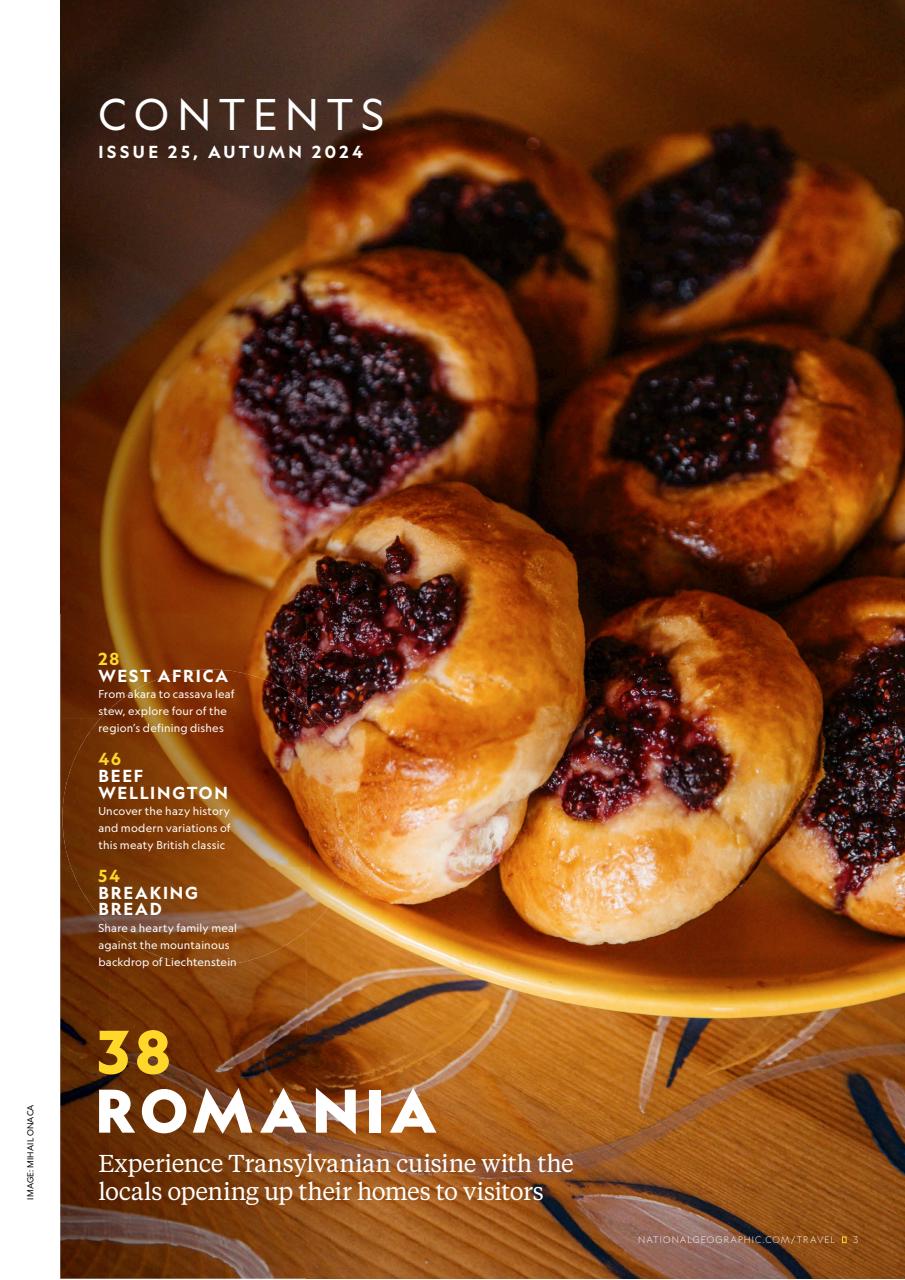 National Geographic Traveller Food Preview Pages