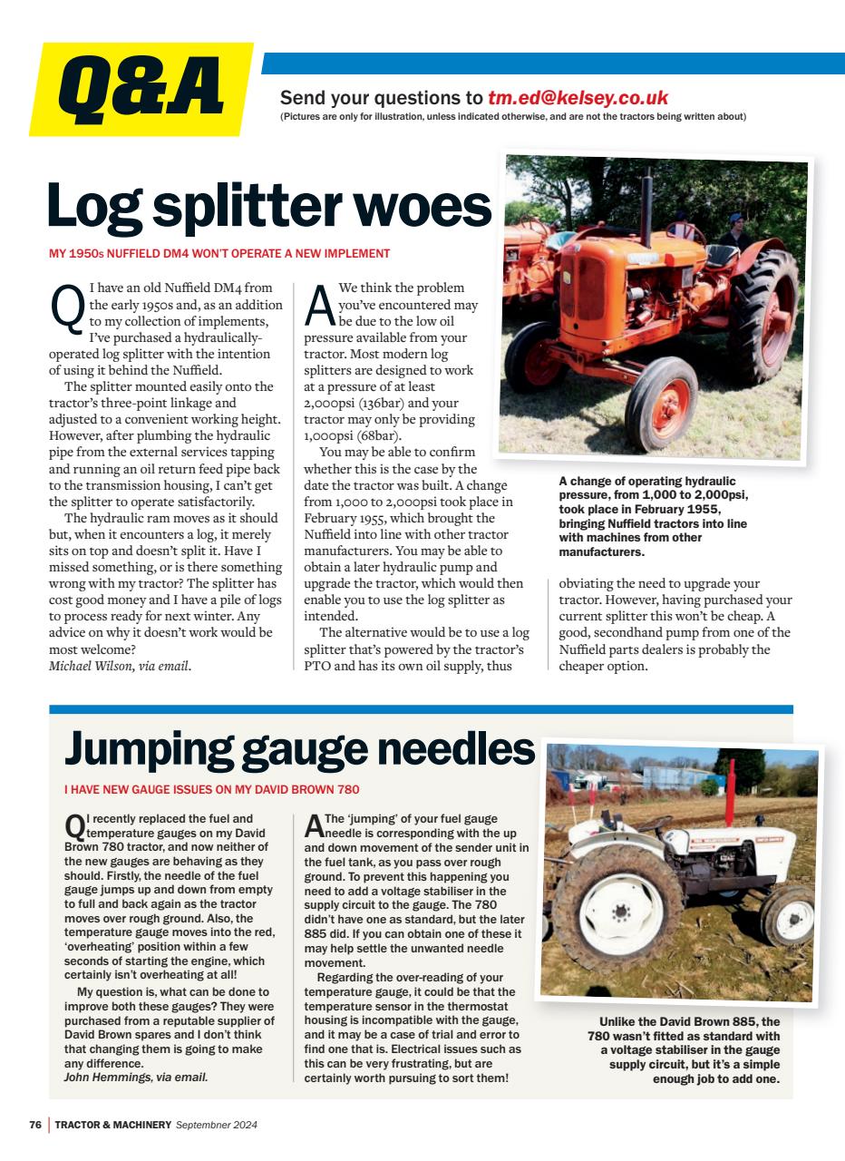 Tractor & Machinery Preview Pages