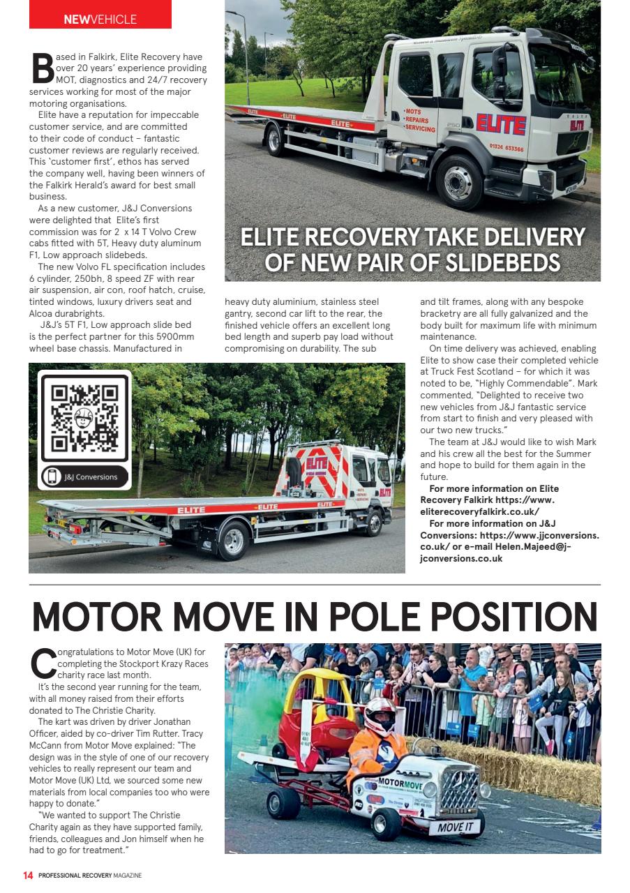 Professional Recovery Magazine Preview Pages