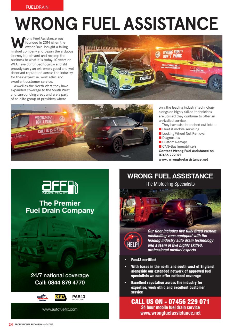 Professional Recovery Magazine Preview Pages