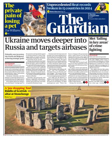 The Guardian Newspaper issue Thursday, August 15, 2024