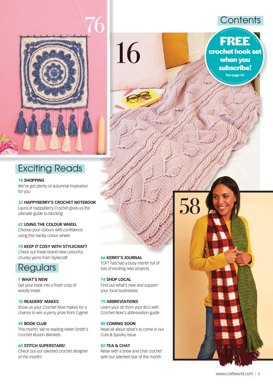 Crochet Now Magazine Preview Pages
