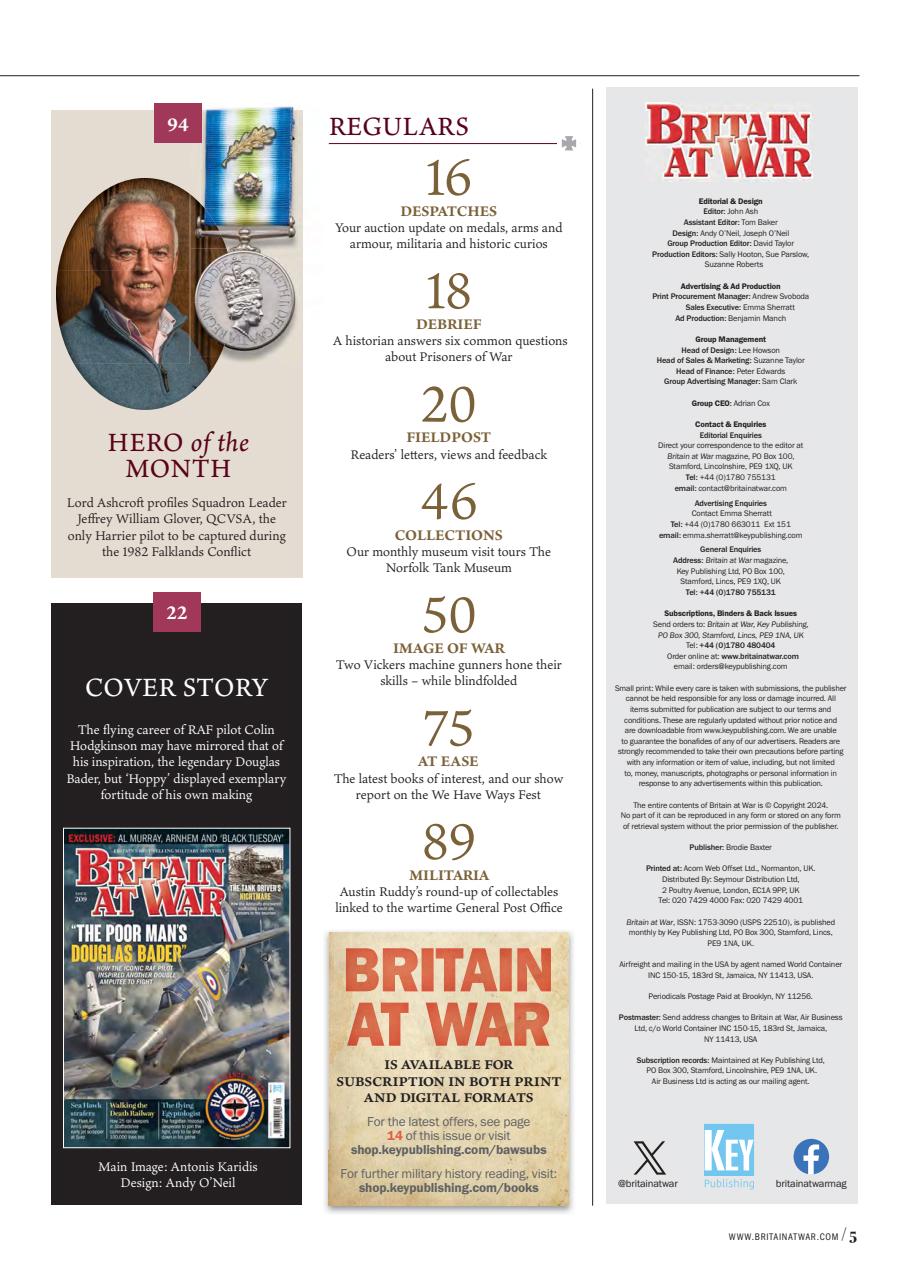 Britain at War Magazine Preview Pages