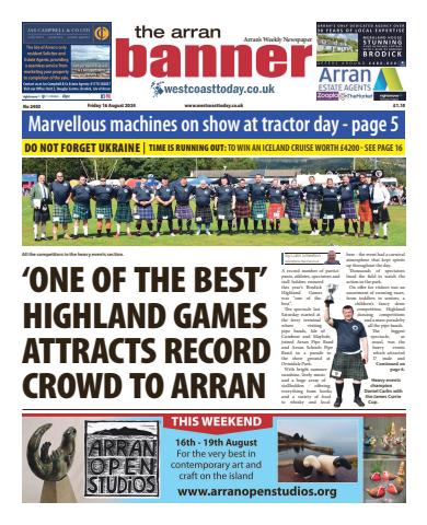 Arran Banner issue Friday, August 16, 2024