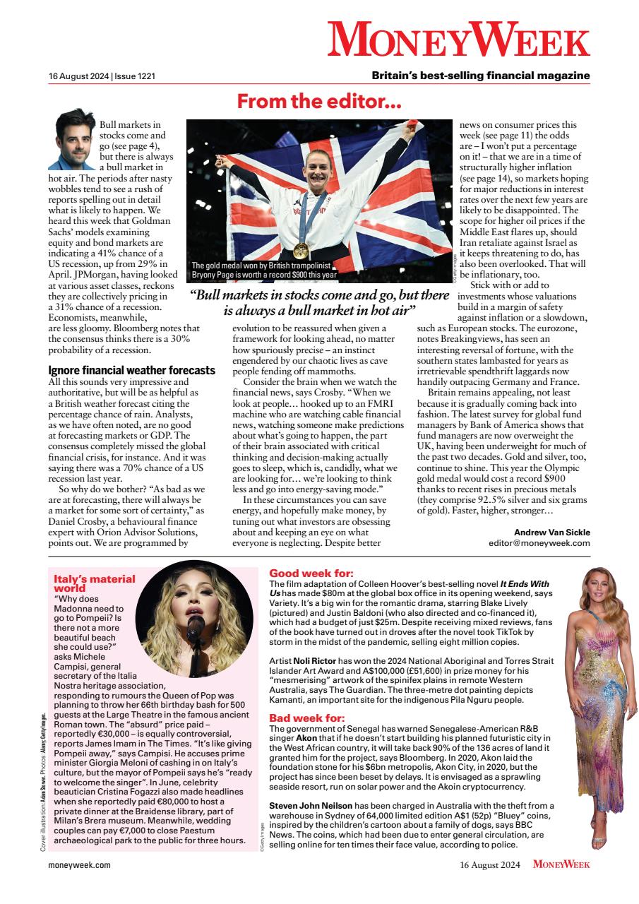 MoneyWeek Preview Pages