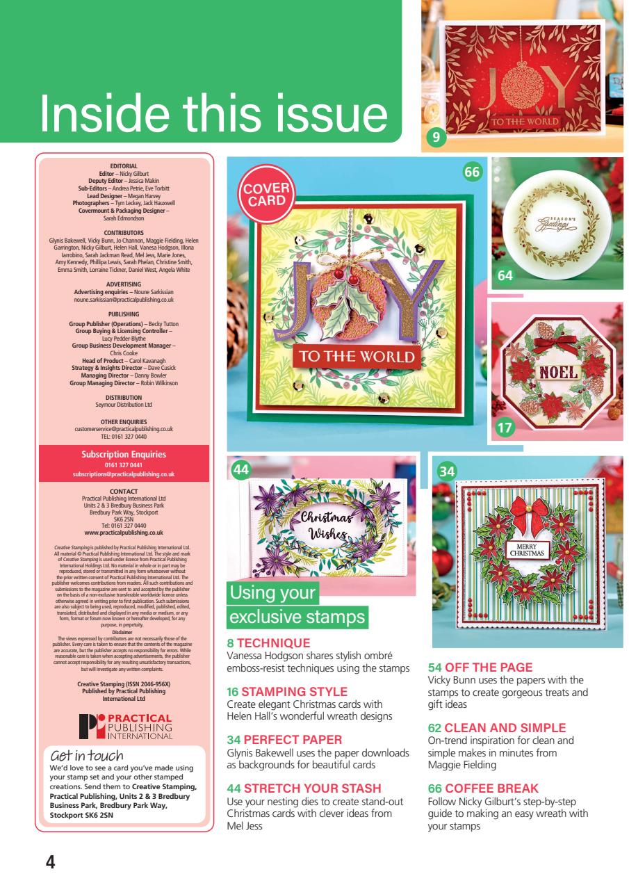 Creative Stamping Preview Pages