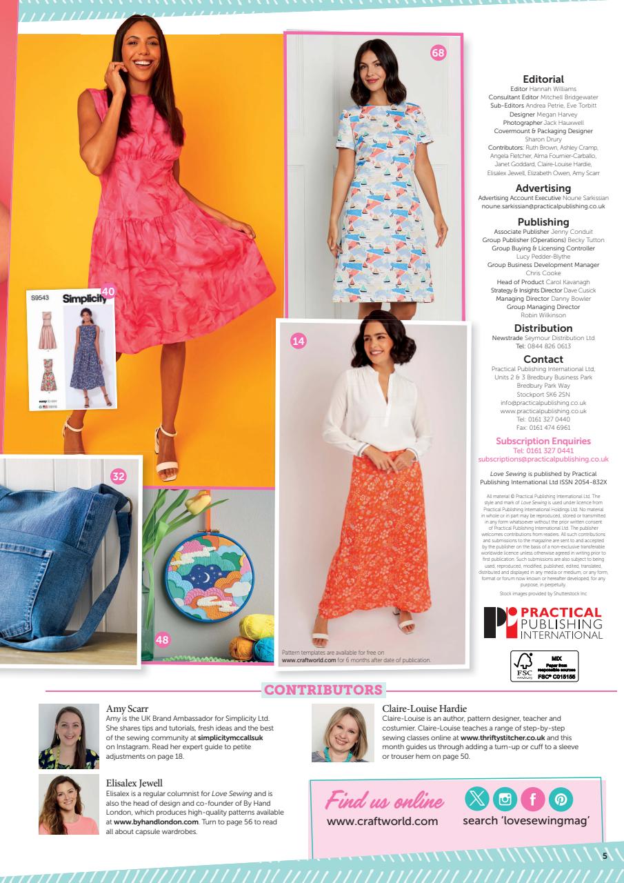 Love Sewing Preview Pages