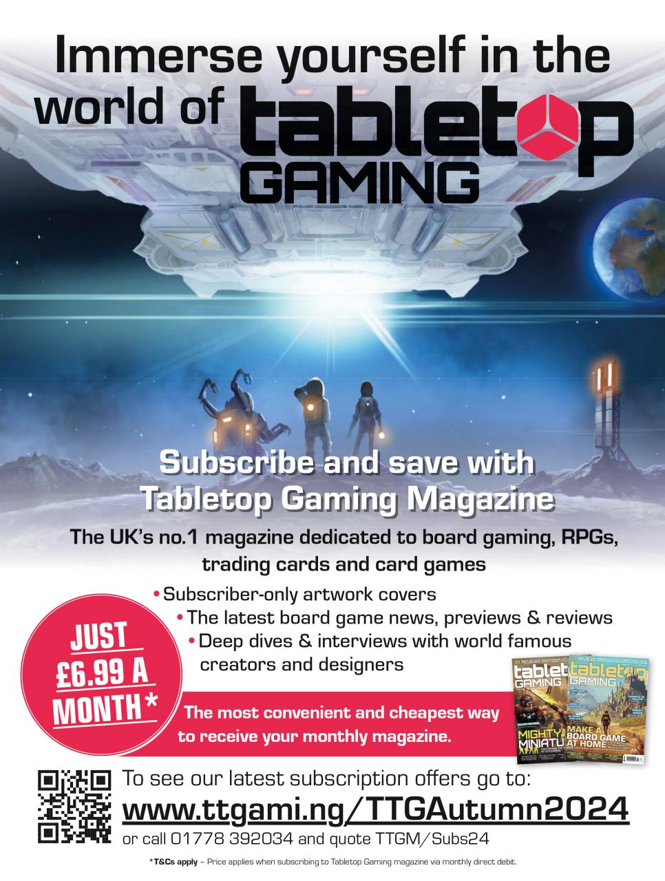 Tabletop Gaming Preview Pages