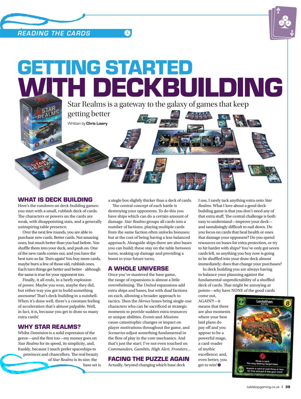 Tabletop Gaming Preview Pages