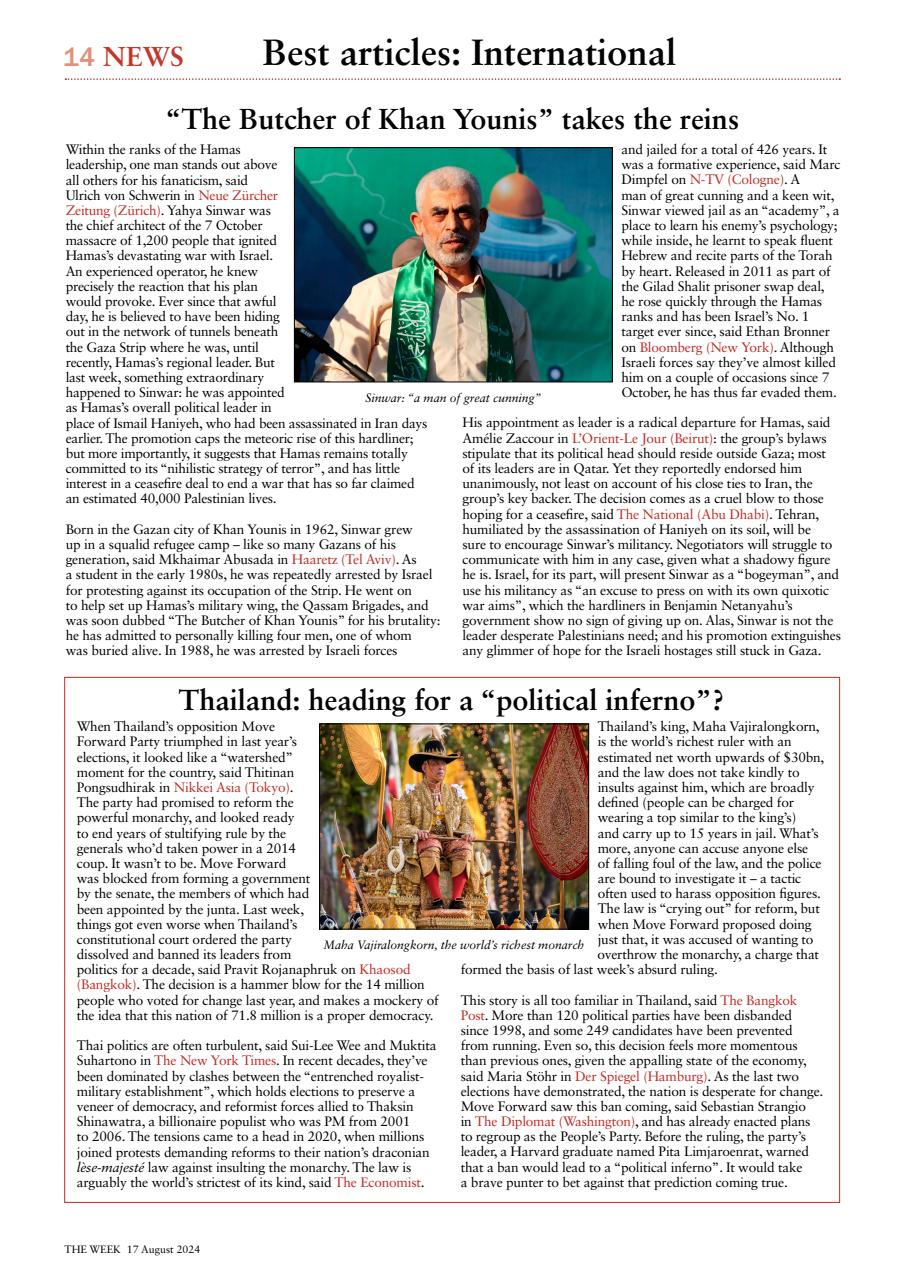 The Week Preview Pages