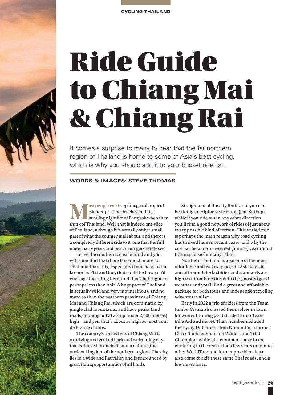 Bicycling Australia Preview Pages