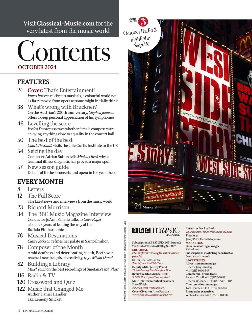 BBC Music Magazine Preview Pages