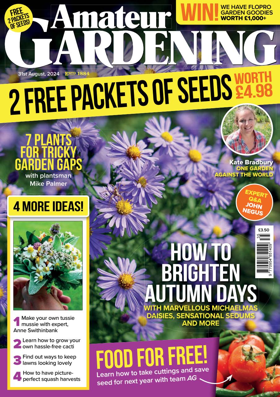 Amateur Gardening Magazine - 31st August 2024 Back Issue