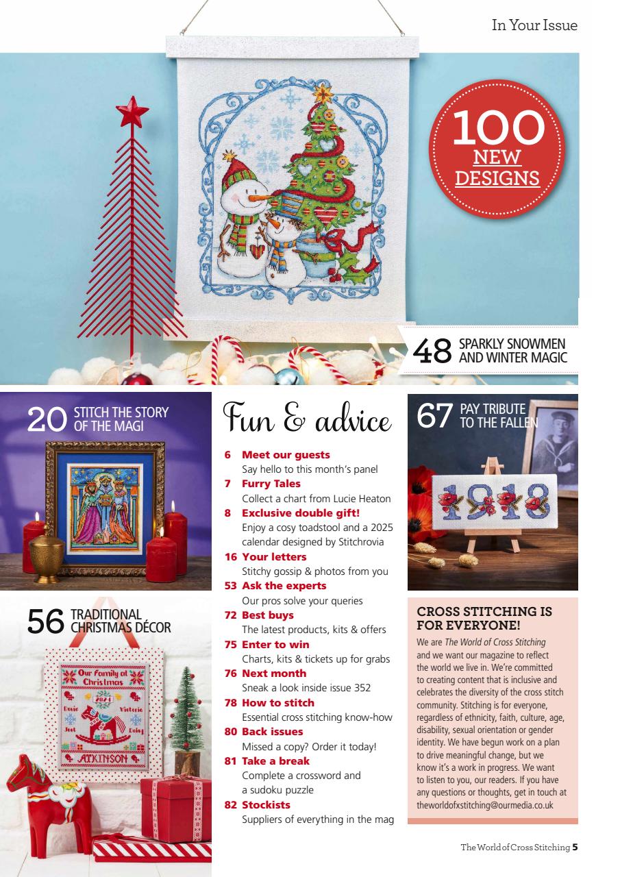 The World of Cross Stitching Preview Pages