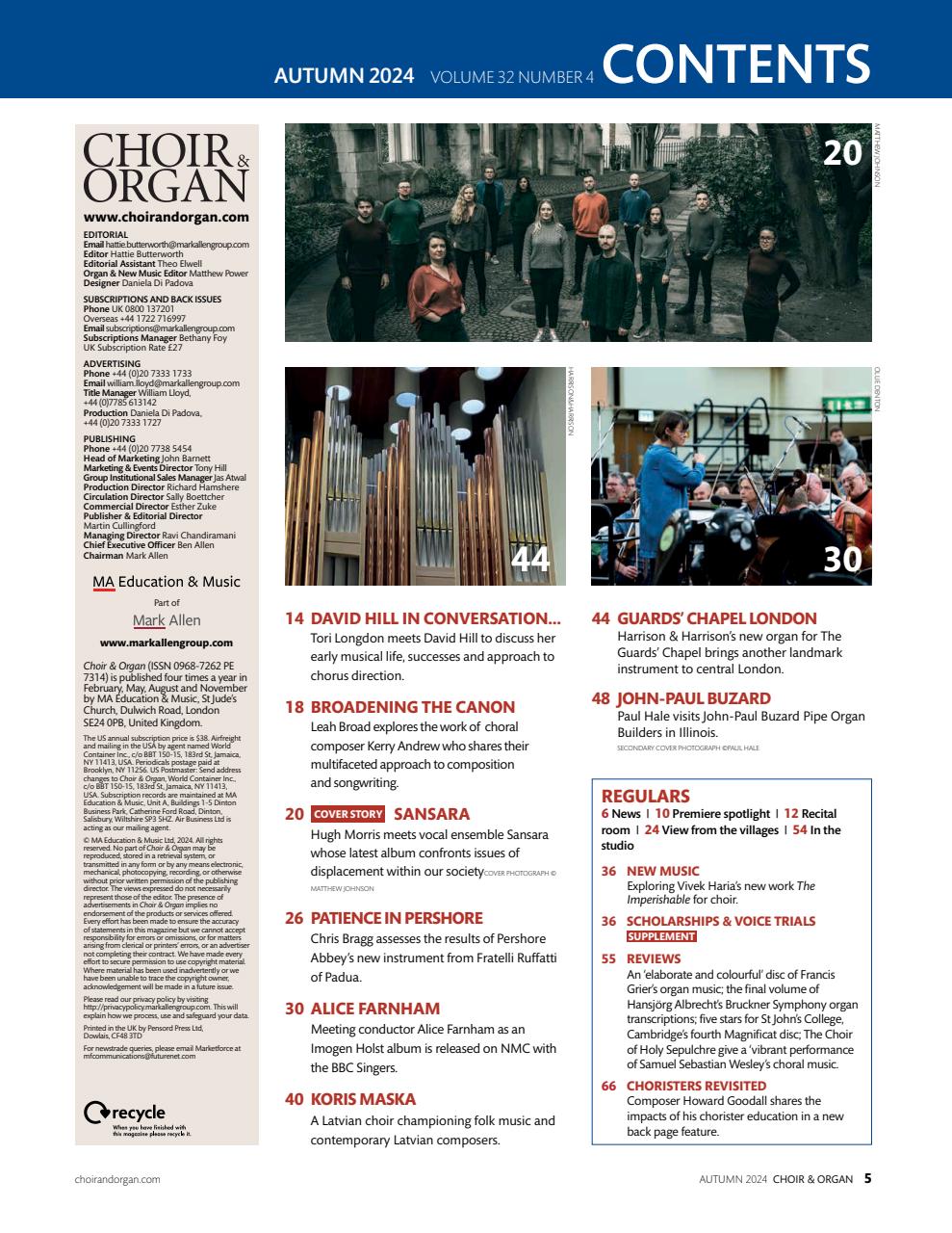 Choir & Organ Preview Pages