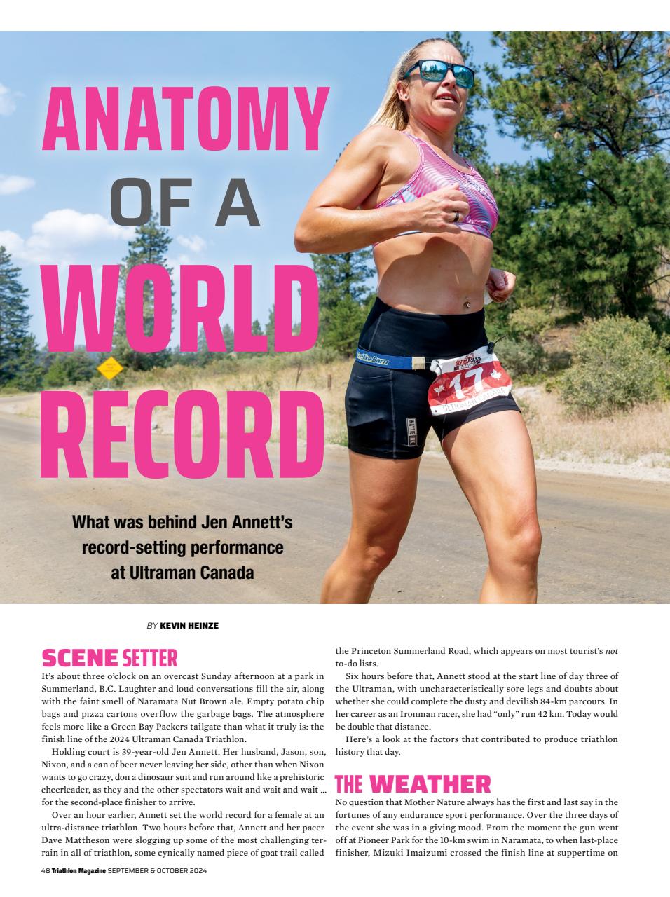 Triathlon Magazine Canada Preview Pages