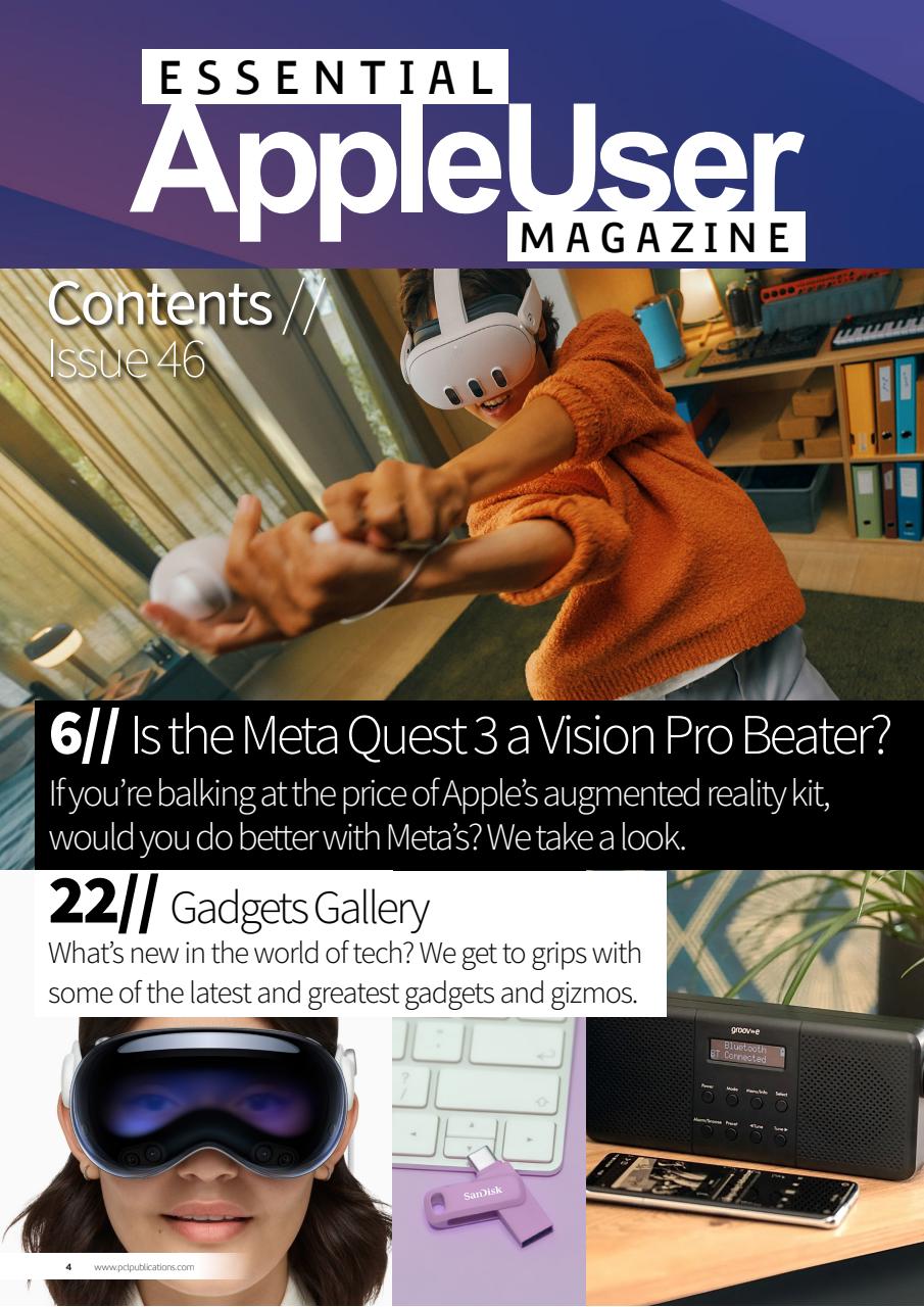 Essential Apple User Preview Pages