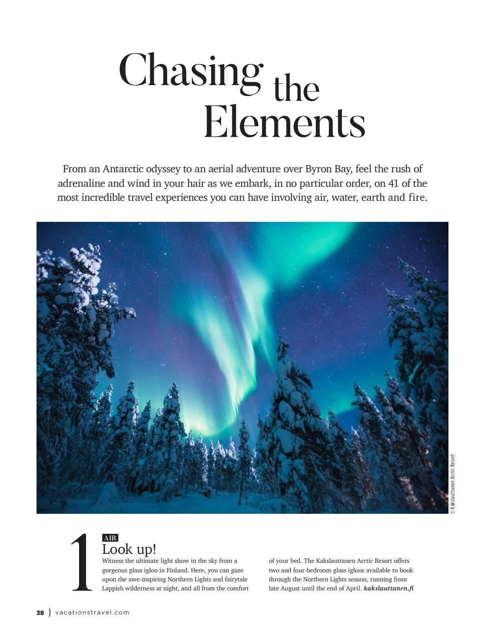 Vacations & Travel Preview Pages