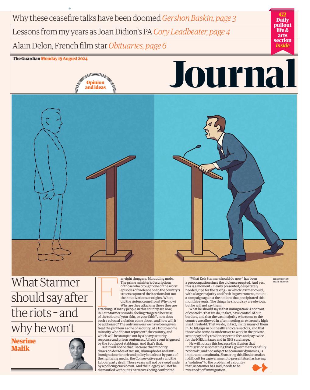 The Guardian Newspaper Preview Pages