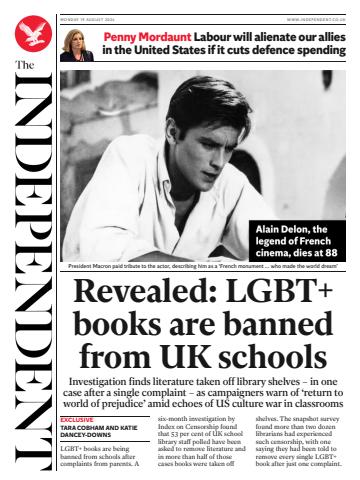 The Independent Daily Edition Newspaper issue Monday, August 19, 2024