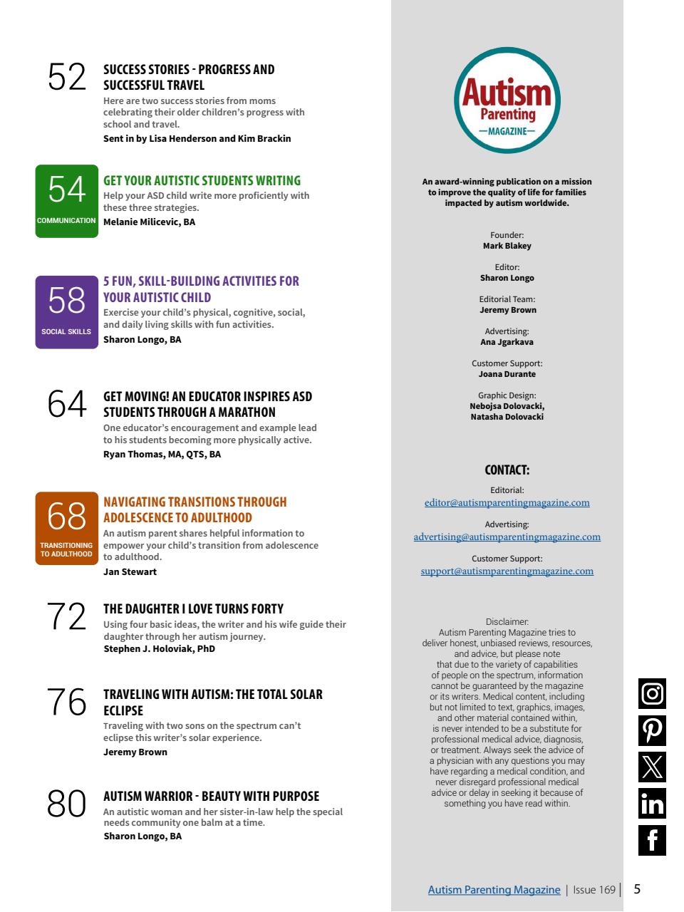 Autism Parenting Preview Pages