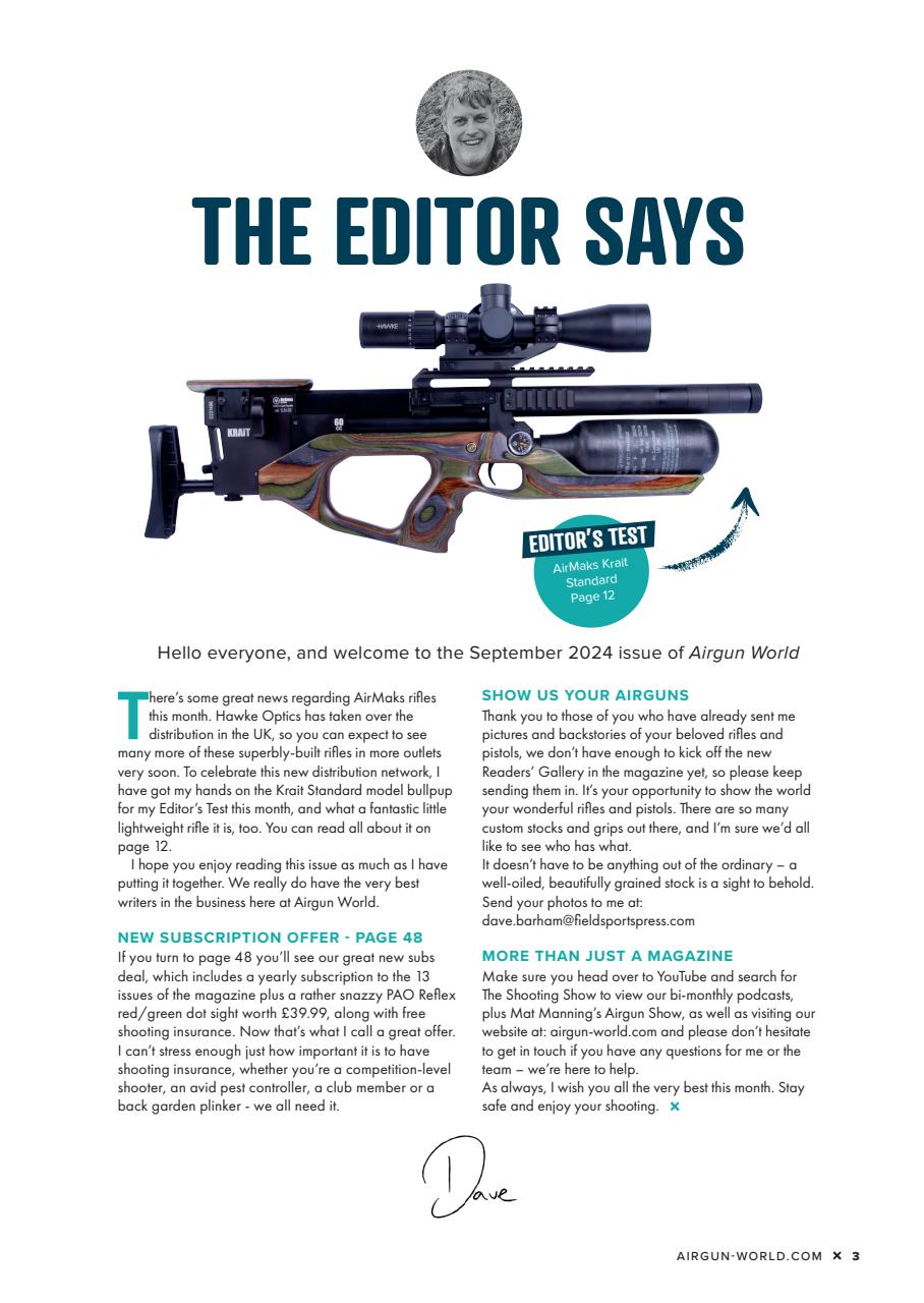 Airgun World Preview Pages