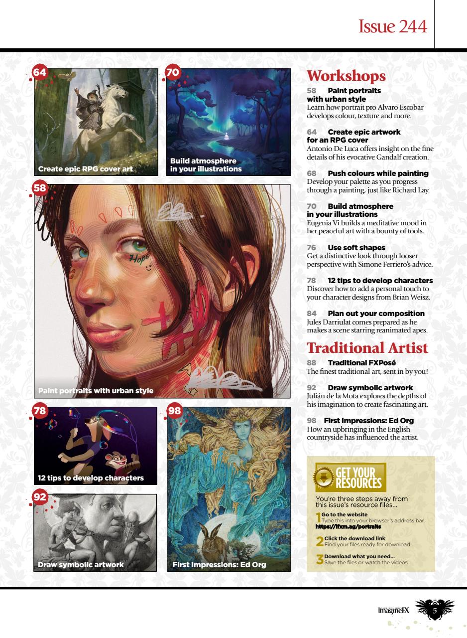ImagineFX Preview Pages