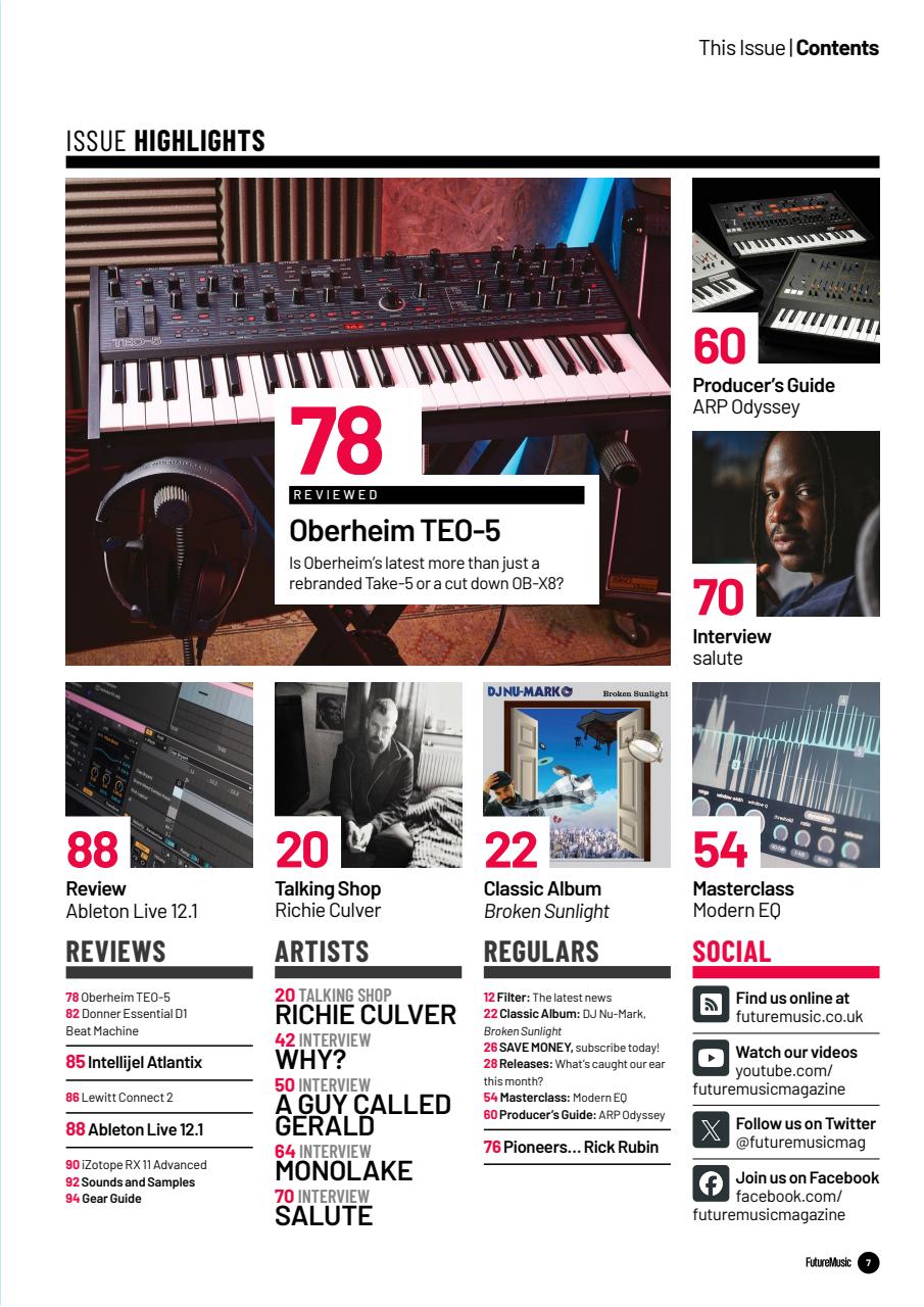 Future Music Preview Pages