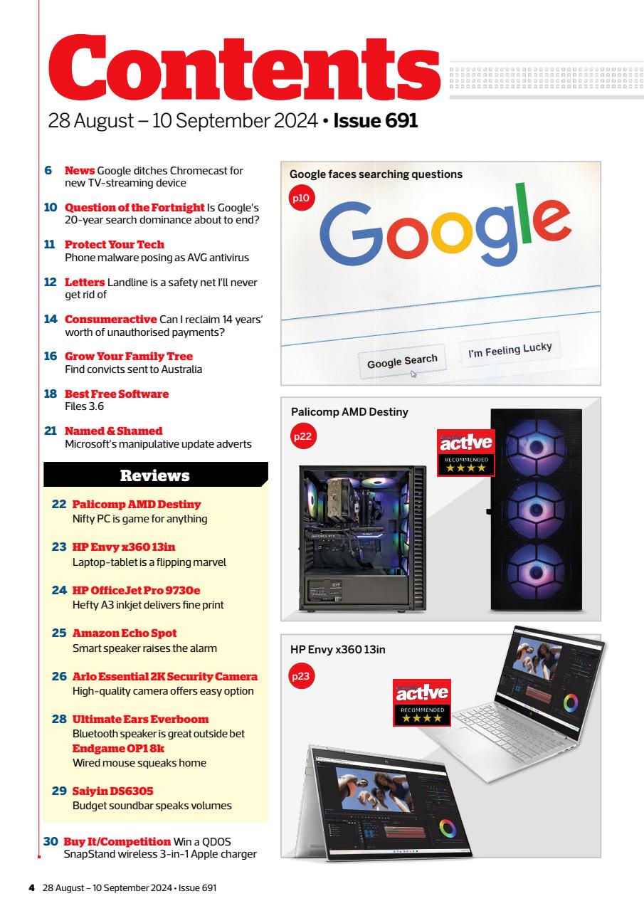Computer Active Preview Pages