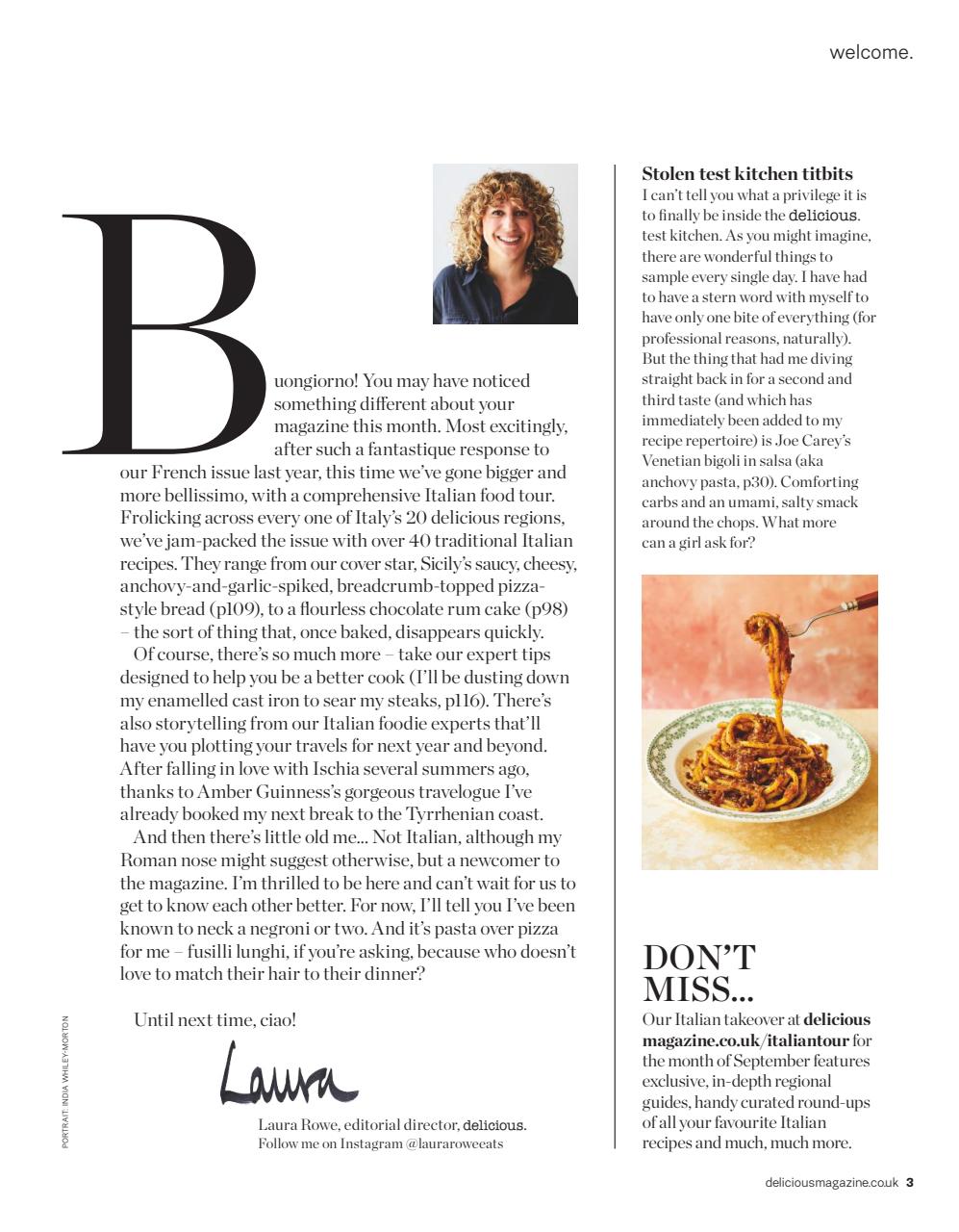 delicious. Magazine Preview Pages